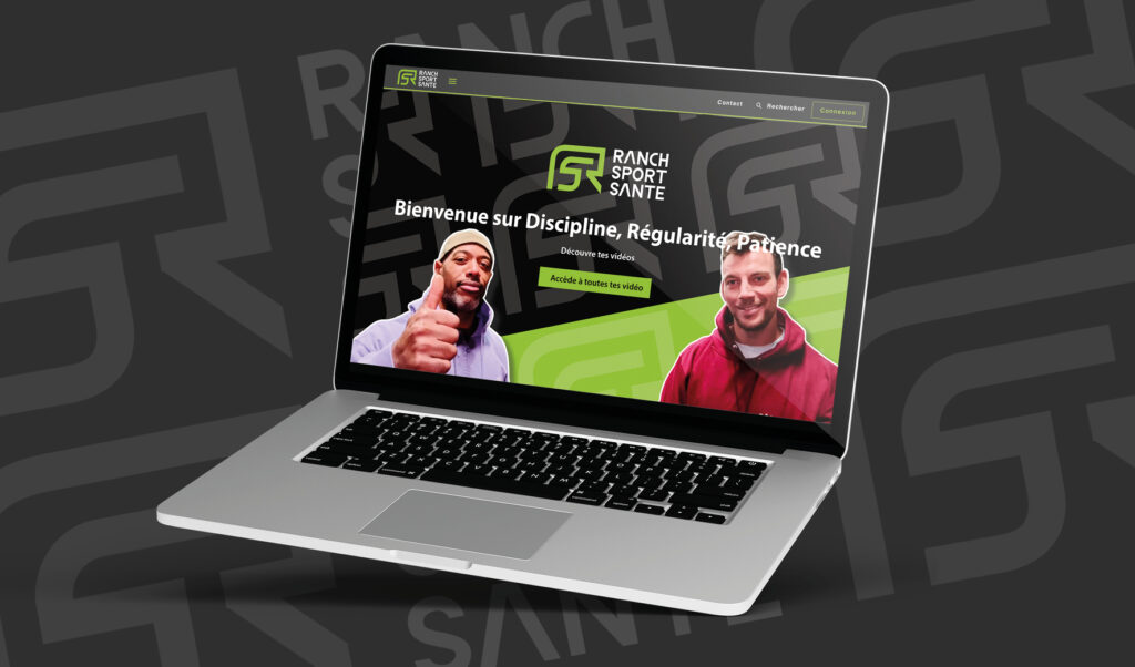 Studio Ema Ranch Sport sante Montmirail Logo branding graphiste freelance