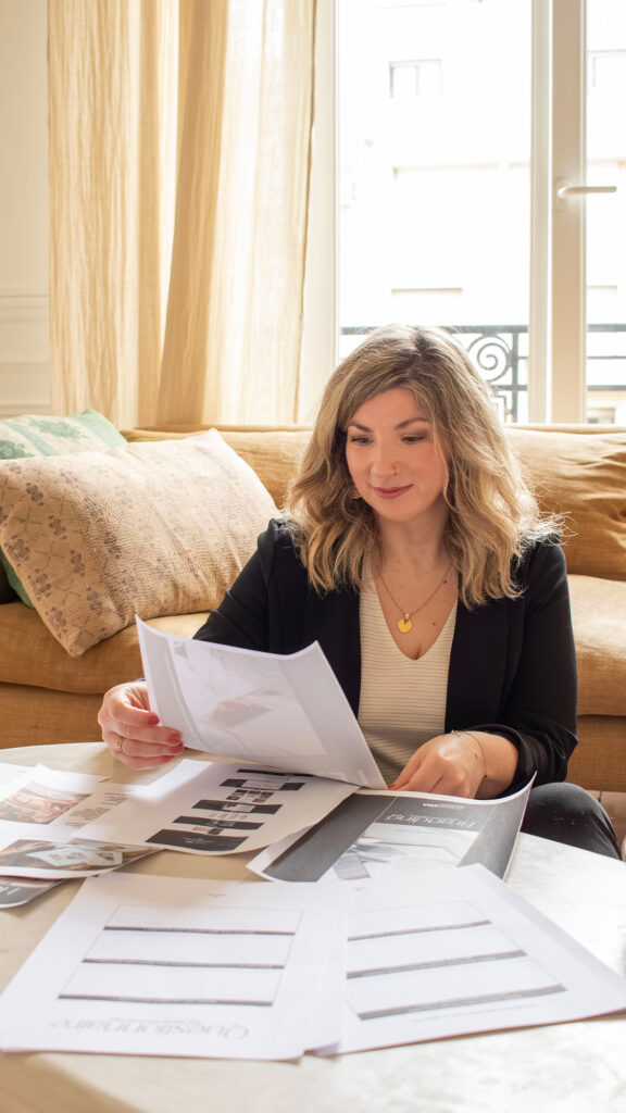 Studio Ema portrait Graphiste freelance paris reims Emmanuelle Perigault-Garnier crédit photo Sacha Créations
