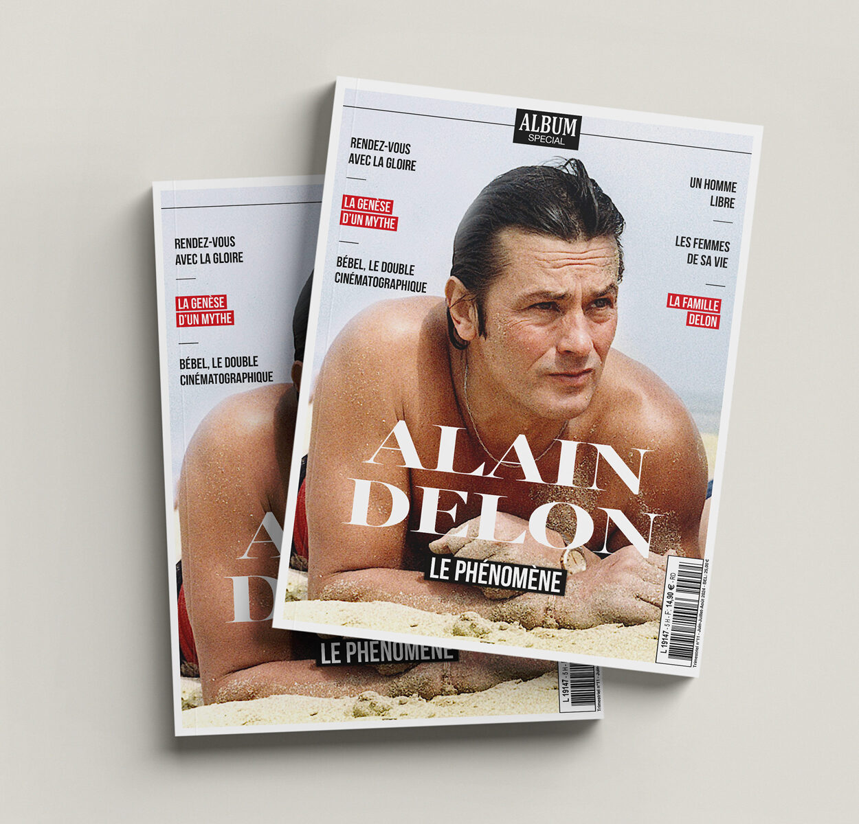 Studio Ema magazines édition presse Lafont Presse entreprendre Album spécial Alain Delon