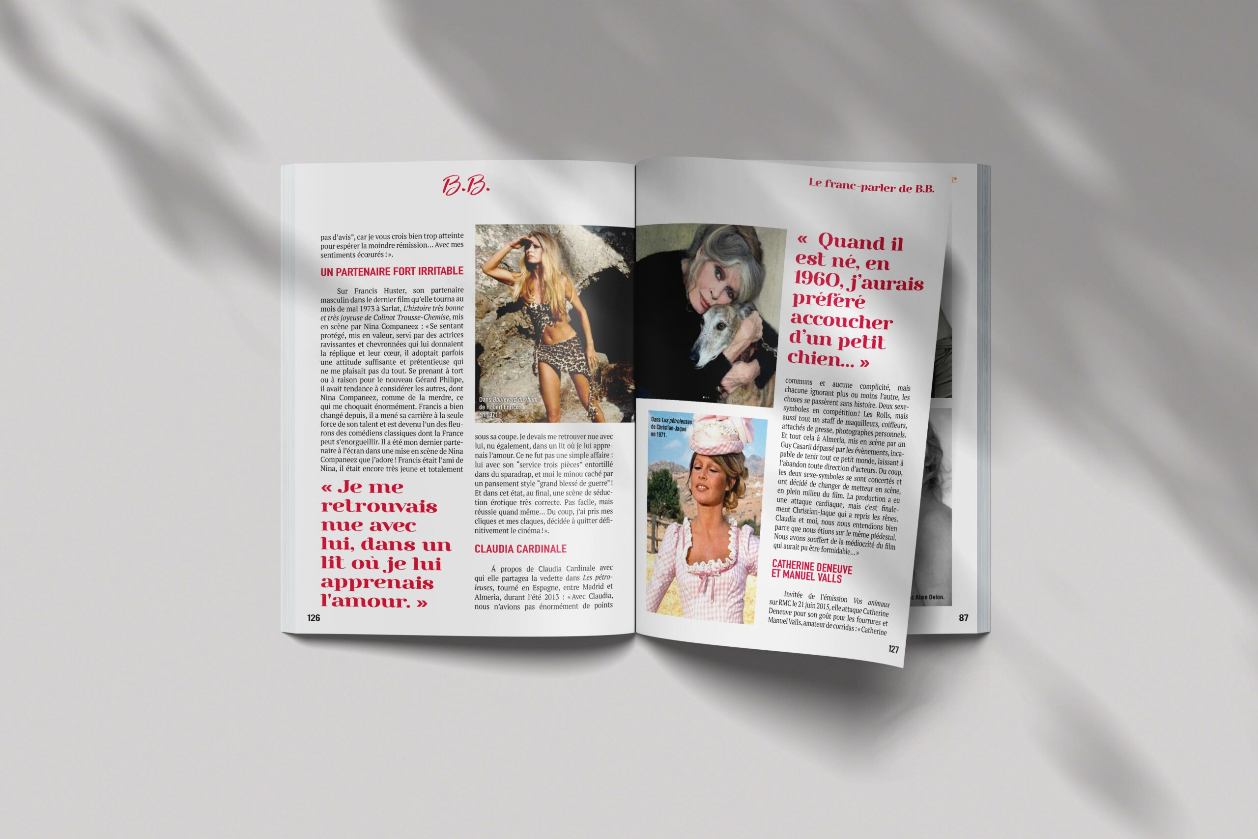 Studio Ema magazine édition presse album Brigitte bardot