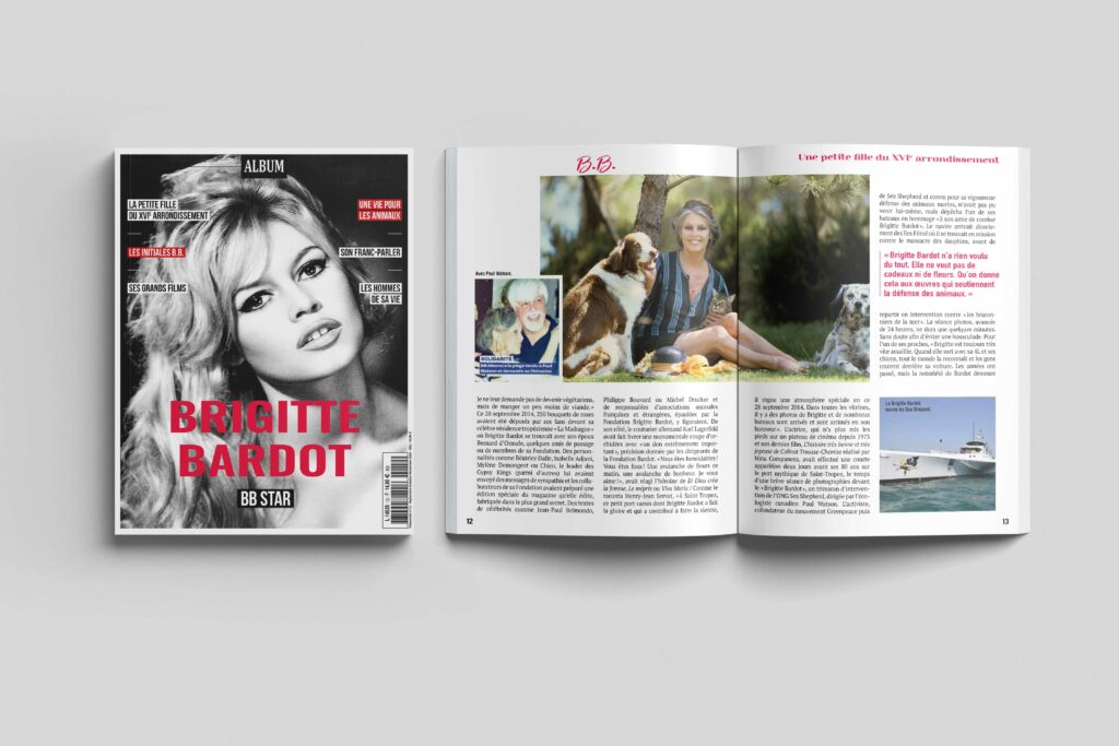 Studio Ema magazine édition presse album Brigitte bardot