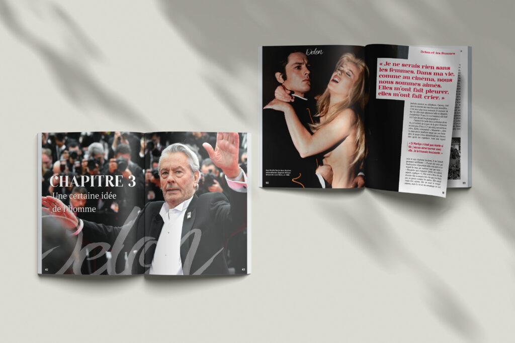 Studio Ema magazines édition presse Lafont Presse entreprendre Album spécial Alain Delon