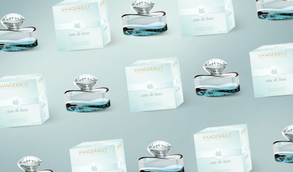 Studio Ema packaging cosmétique parfum Vanderbilt