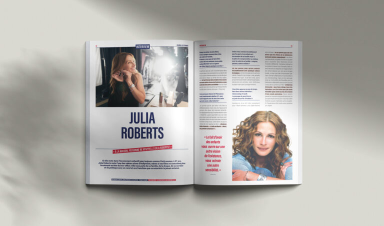 Studio Ema Edition Presse Magazine Journal_de_France_ingrid Chauvin Laurent Mariotte, Sylvie Vartan, Pamela Anderson, Julia Roberts, Vincent Lagaf'