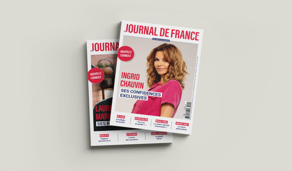 Studio Ema Edition Presse Magazine Journal_de_France_ingrid Chauvin Laurent Mariotte, Sylvie Vartan, Pamela Anderson, Julia Roberts, Vincent Lagaf'