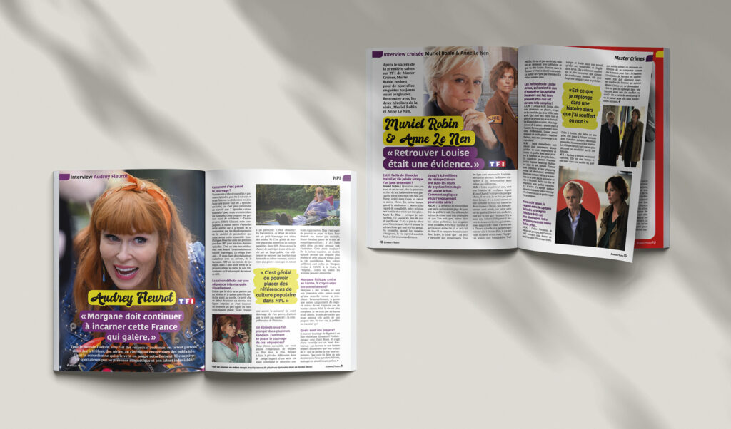 Studio Ema maquette magazine presse roman photos direction artistique