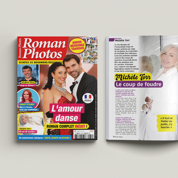 Studio Ema maquette magazine presse roman photos direction artistique