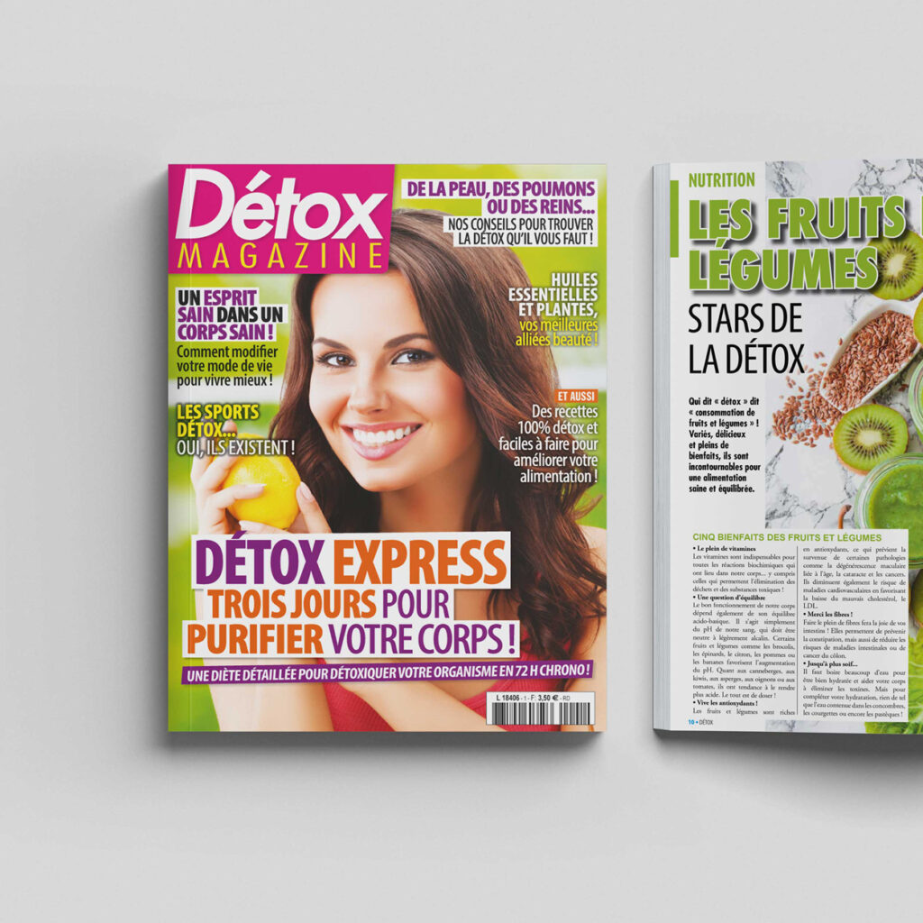 Studio Ema magazine Detox édition presse