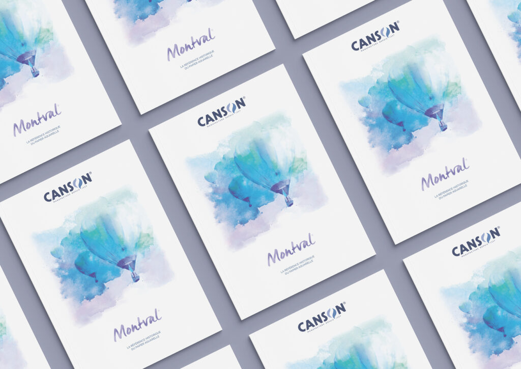 Canson, Montval, studio Ema, print, catalogue produits