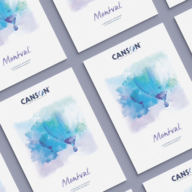 Canson Montval studio Ema catalogue produit, print, aquarelle
